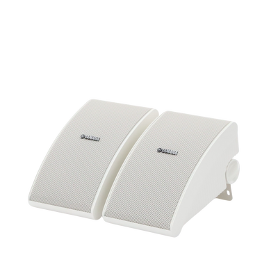 Altavoz de Montaje en Superficie de 2 vias | Woofer 5.25 in | Tweeter 1 in | Media Intemperie | 6 ohms | Par | Color Blanc...