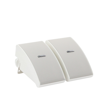 Altavoz de Montaje en Superficie de 2 vias | Woofer 5.25 in | Tweeter 1 in | Media Intemperie | 6 ohms | Par | Color Blanc...