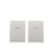 Altavoz de Montaje en Superficie de 2 vias | Woofer 5.25 in | Tweeter 1 in | Media Intemperie | 6 ohms | Par | Color Blanc...