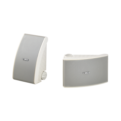 Altavoz de Montaje en Superficie de 2 vias | Woofer 5.25 in | Tweeter 1 in | Media Intemperie | 6 ohms | Par | Color Blanc...