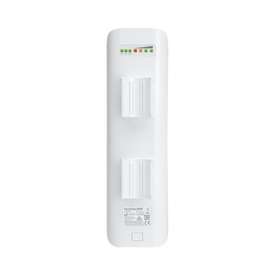 NanoStation airMAX M365, hasta 150 Mbps, frecuencia 3.65 GHz (3650-3675 MHz) con antena integrada de 13 dBi UBIQUITI - Vis...