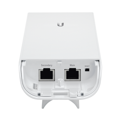 NanoStation airMAX M365, hasta 150 Mbps, frecuencia 3.65 GHz (3650-3675 MHz) con antena integrada de 13 dBi UBIQUITI - Vis...