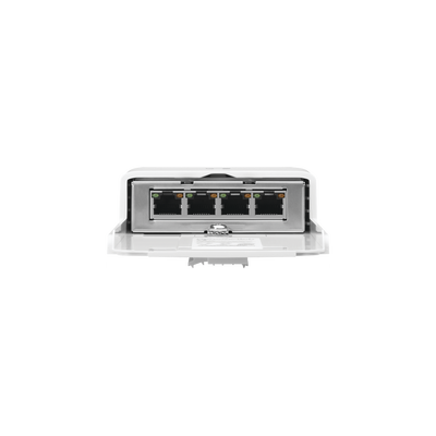 Switch PoE 24 V de Paso para Exterior con 4 Puertos Gigabit (1 PoE In, 3 PoE Out) NanoSwitch UBIQUITI - Vista 3