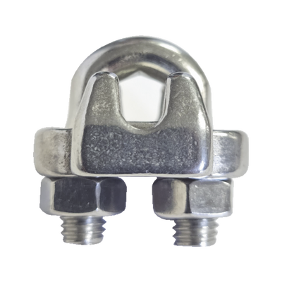 Nudo/ Perro/ Abrazadera Acero Forjado para Cable de 1/8", Acero Inoxidable. - SYSCOM TOWERS