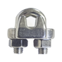 Nudo/ Perro/ Abrazadera Acero Forjado para Cable de 1/8", Acero Inoxidab...