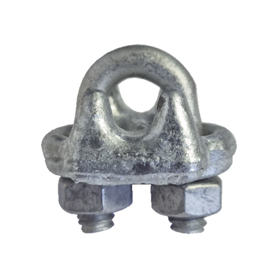 Nudo/ Perro/ Abrazadera Acero Forjado para Cable de 3/8", Galv. por Inmersión en Caliente. - SYSCOM TOWERS