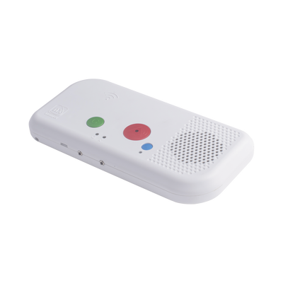 Terminal de Habitación IP para Hospital / Botón Azul de Llamada a Médico / Lector RFID 125 KHz / SIP / PoE / Compatible co...
