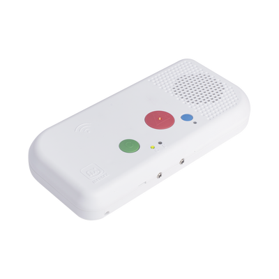 Terminal de Habitación IP para Hospital / Botón Azul de Llamada a Médico / Lector RFID 125 KHz / SIP / PoE / Compatible co...