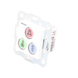 Modulo de 3 Botones iluminados con Lector RFID 125 KHz / Alarma / Cancelar y Código Azul / BUS RS485 / Compatible con NX00...