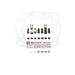 Modulo de 3 Botones iluminados con Lector RFID 125 KHz / Alarma / Cancelar y Código Azul / BUS RS485 / Compatible con NX00...