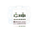 Modulo de 3 Botones iluminados con Lector RFID 125 KHz / Alarma / Cancelar y Código Azul / BUS RS485 / Compatible con NX00...