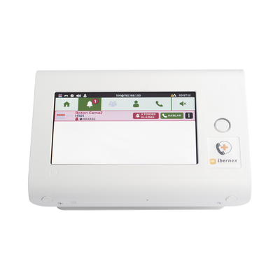 Consola de Sobremesa para Hospitales / Puesto de Control de Enfermería / Pantalla Táctil 7" / PoE / SIP / RFID / Compatibl...