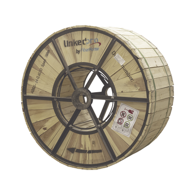 Carrete de 4 km de Fibra Óptica Aérea (ADSS) G.652D, Monomodo de 24 Hilos, Exterior, Span 200, Loose Tube - LINKEDPRO BY F...