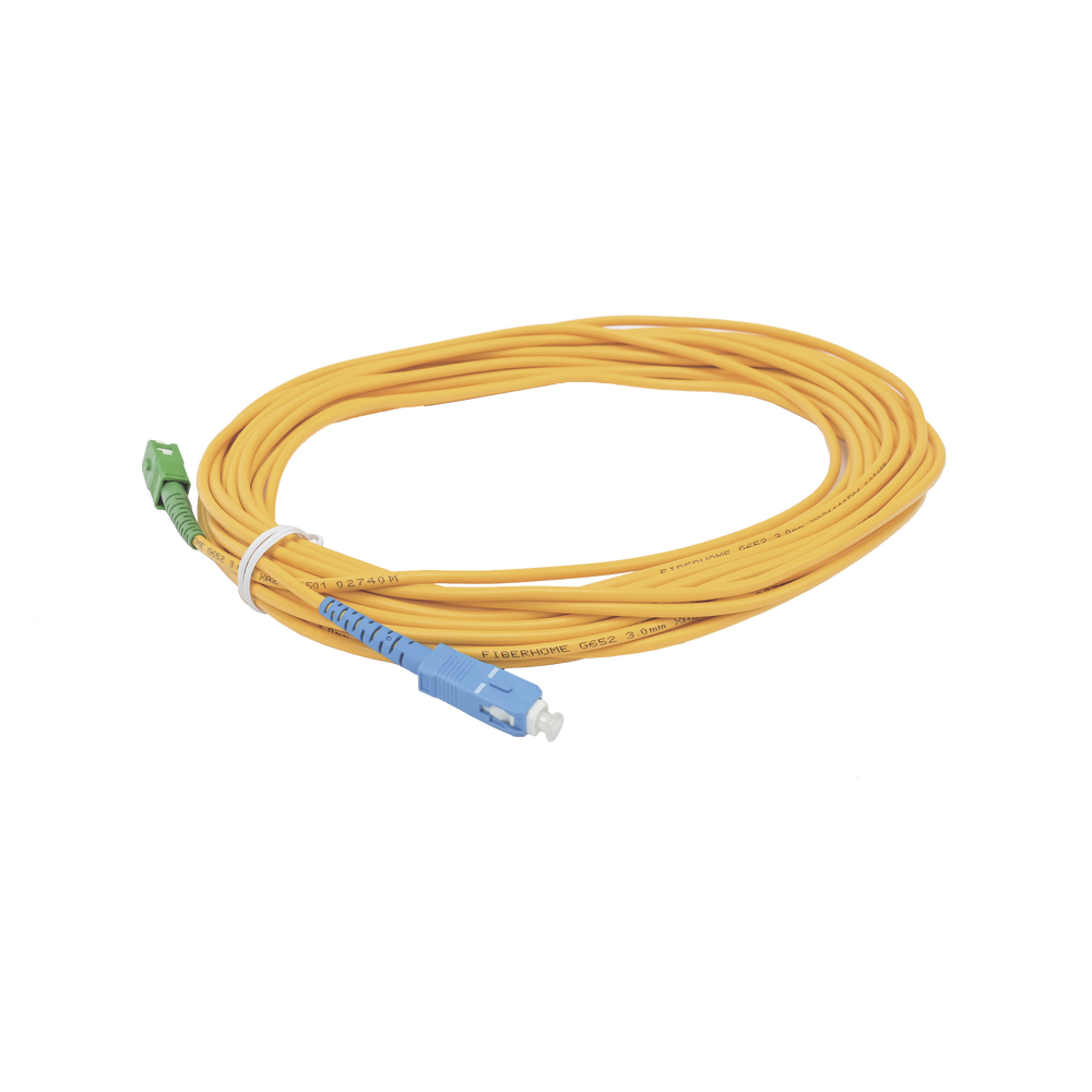 Jumper de Fibra Óptica / Monomodo G.657A2 / SC/UPC-SC/APC / Simplex / 10 m (32.81 ft) / Forro 3 mm | SIERRA STORE