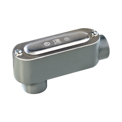 Caja Condulet tipo LB de 3/4" (19.05 mm) Incluye tapa y tornillos. - RAWELT