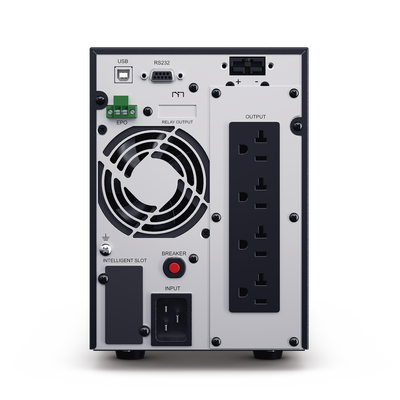 UPS de 2000 VA/1800 W, Online Doble Conversión, Entrada 120 Vca NEMA 5-20P, Onda Senoidal Pura, Tipo Torre, Con 6 Tomas NE...