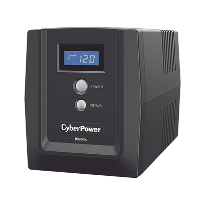 UPS de 1500 VA/900 W, Topología Línea Interactiva, Entrada 120 Vca NEMA 5-15P, y 8 Salidas NEMA 5-15R, Con Regulador de Vo...