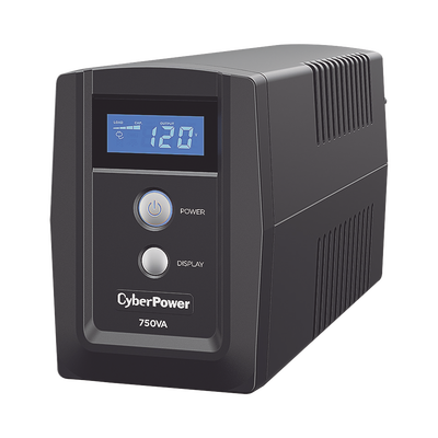 UPS de 750 VA/300 W, Topología Línea Interactiva, Entrada 120 Vca NEMA 5-15P, y 6 Salidas NEMA 5-15R, Con Regulador de Vol...