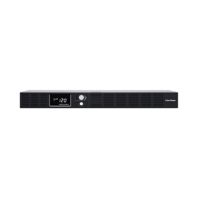 UPS de 500 VA/300 W, Topología Línea Interactiva, Entrada 120 Vca NEMA 5-15P, Tipo Rack 1 UR, Con 6 Tomas NEMA 5-15R CYBER...