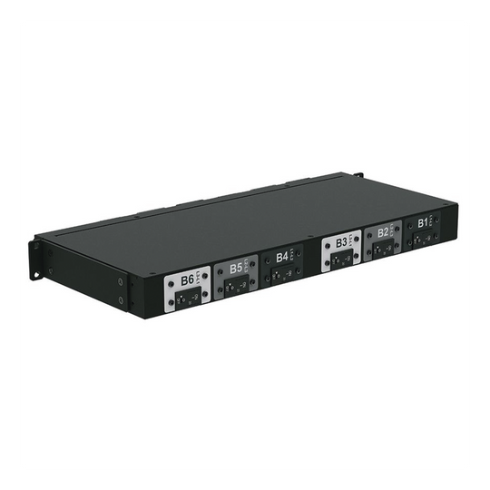 PANDUIT P06B02M - PDU Básico para Rack / 6 Salidas C19 / Entrada Trifásica 50 A / 208 Vca / Horizontal 1U / 19 in | SIERRA STORE