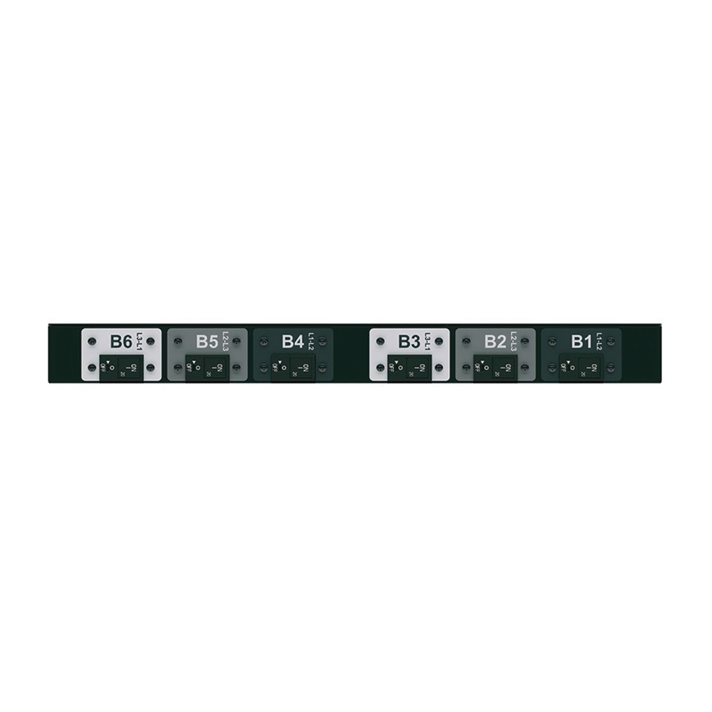 PANDUIT P06B02M - PDU Básico para Rack / 6 Salidas C19 / Entrada Trifásica 50 A / 208 Vca / Horizontal 1U / 19 in | SIERRA STORE
