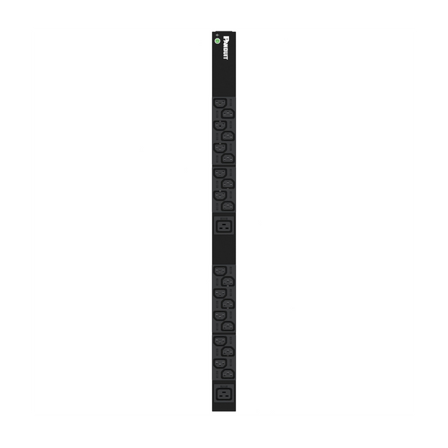 PANDUIT P22B05M - PDU Básico para Rack / 120 Vca / 20 A / 20x C13 + 2x C19 / NEMA L5-20P / Vertical 0U / 1.69 x 32.2 x 2.09 in | SIERRA STORE