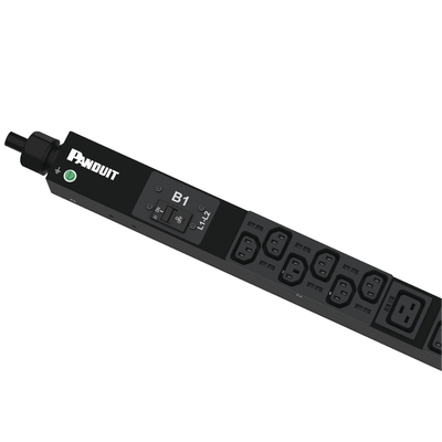 PDU Básico para Distribución de Energía, Enchufe de Entrada NEMA L6-30P, Con 36 Contactos C13 y 6 C19, de Instalación Vert...