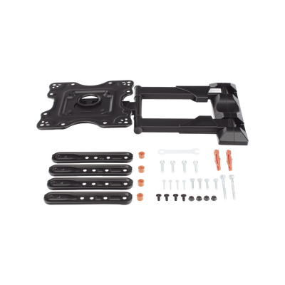 Montaje de Pared Articulado para Monitor de 32-55" / Soporta hasta 27.2 Kg / Vesa 400 x 400 / 100 x 100 / Acero / Separación 