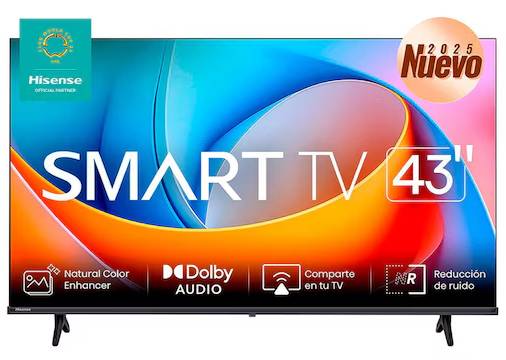 Televisiones Hisense 43A4NV