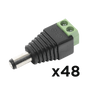 KIT DE 48 CONECTORES MACHO JR52 PARA ALIMENTACIÓN A 12 Vcc | SIERRA STORE