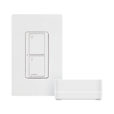 (Caseta Wireless) Kit Hub controlador, interruptor On/Off y placa. LUTRON CASETA WIRELESS - Vista 2