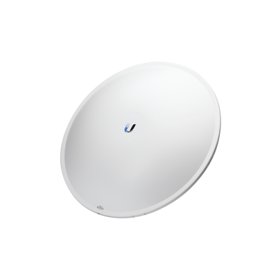 PowerBeam airMAX AC hasta 450 Mbps, frecuencia 5 GHz (5150 - 5875 MHz) con antena tipo plato de 27 dBi, radomo incluido UB...