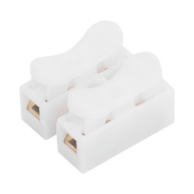 Conector tipo PUSH de 2 Contactos / Para una Conexión Rápida / Puentes de Cables - EPCOM POWERLINE
