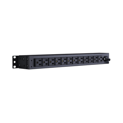 PDU Básico Para Distribución de Energía, Con 12 Tomas NEMA 5-15R Traseras, 1UR, 15 Amp, 120 Vca CYBERPOWER - Vista 2