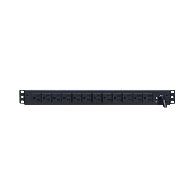 PDU Básico Para Distribución de Energía, Con 12 Tomas NEMA 5-15R Traseras, 1UR, 15 Amp, 120 Vca - CYBERPOWER