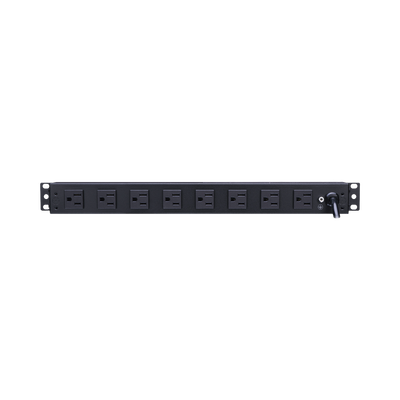 PDU Básico Para Distribución de Energía, Con 8 Tomas NEMA 5-15R Traseras, 1UR, 15 Amp, 120 Vca - CYBERPOWER