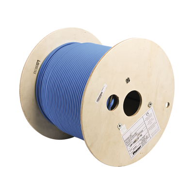 Bobina de Cable Blindado F/UTP de 4 Pares, Cat6A, Soporte de Aplicaciones 10GBase-T, LSZH (Libre de Gases Tóxicos), Color ...
