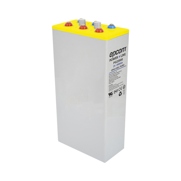 Batería de Gel OPzV / 2 Vcc / 2,000 Ah / Ciclo Profundo / Vida Útil Flotador >20 Años / Sellado Termo ABS | SIERRA STORE