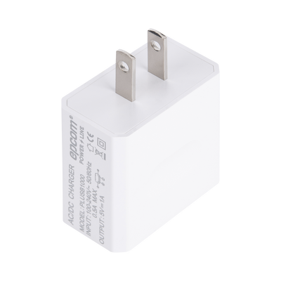 Cargador Micro-USB Profesional de 1 Puerto / 5 VCC / 1 Amper Para Smartphones y Tablets / Voltaje de Entrada de 100-240 VC...