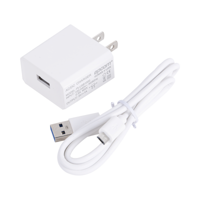 Cargador Micro-USB Profesional de 1 Puerto / 5 VCC / 1 Amper Para Smartphones y Tablets / Voltaje de Entrada de 100-240 VC...