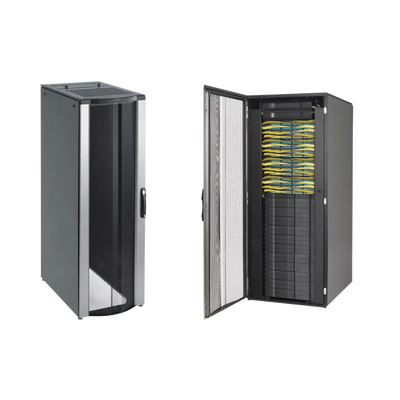 Gabinete de Telecomunicaciones ProLine ConnecTek, 800 mm de Ancho, 1100 mm de Profundidad, 42 UR, Color Negro - HOFFMAN