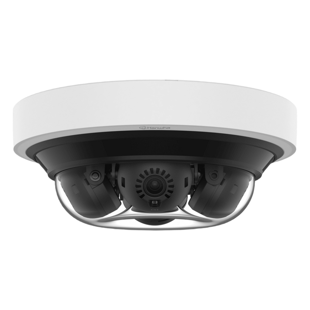 Hanwha Techwin Wisenet - PNM-C16013RVQ - Camara IP Multisensor 16MP (4 Sensores de 4MP)/ WDR 120DB/ Lente fijo 3.19mm/ Inteligencia Artificial/ POE+/ IP66/ NEMA 4X/ IK10/