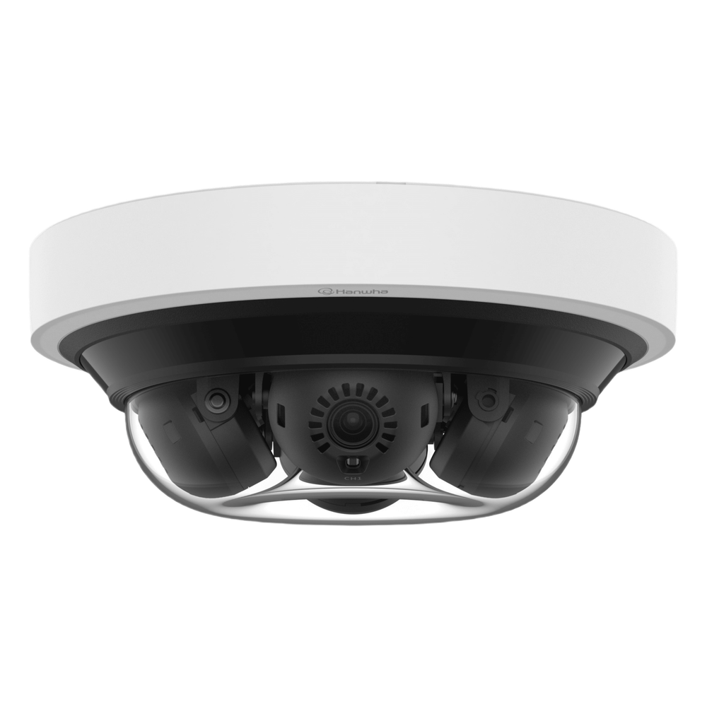 Hanwha Techwin Wisenet - PNM-C16013RVQ - Camara IP Multisensor 16MP (4 Sensores de 4MP)/ WDR 120DB/ Lente fijo 3.19mm/ Inteligencia Artificial/ POE+/ IP66/ NEMA 4X/ IK10/