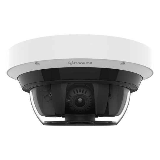 HANWHA VISION - PNM-C16083RQZ - Camara IP Multisensor PTRZ 16MP (4 Sensores de 4MP)/ WDR 120DB/ Lente Motorizado 3.2 - 10.2MM/ Inteligencia Artificial/ POE+/ IP66/