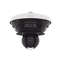 Cámara IP Multisensor 34MP (4 sensores 4K) con lentes motorizados / PTZ 2 MP ...