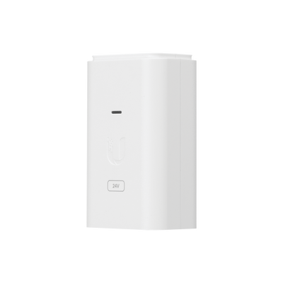 Adaptador PoE Ubiquiti Gigabit de 24 VDC, 0.3 A - UBIQUITI