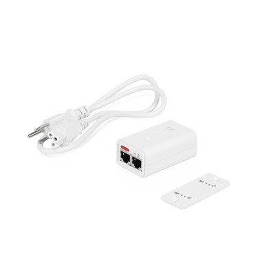 Adaptador PoE Ubiquiti Gigabit de 24 VDC, 0.3 A - UBIQUITI