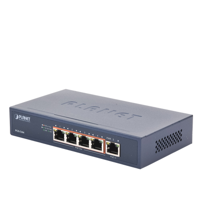 Extensor Ultra PoE de 65 Watts Con 4 Puertos Gigabit de Salida 802.3 af/at PLANET - Vista 2
