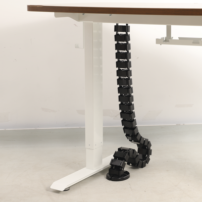 Portacable de Tipo Cadena para Escritorio / Organizador de Cables Vertical Articulado / 1200 mm (47.24 Pulgadas) de Longit...