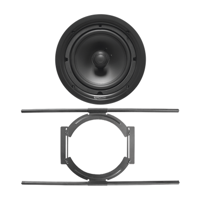 KIT de Bocina de Techo TruAudio de 8in PP8 con Soporte de Acero Rígido para Techos Suspendidos - TRUAUDIO